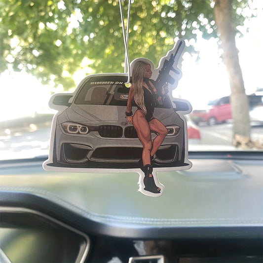 Sexy BMW M4 Girl Duftbaum - Lufterfrischer - Car Scent
