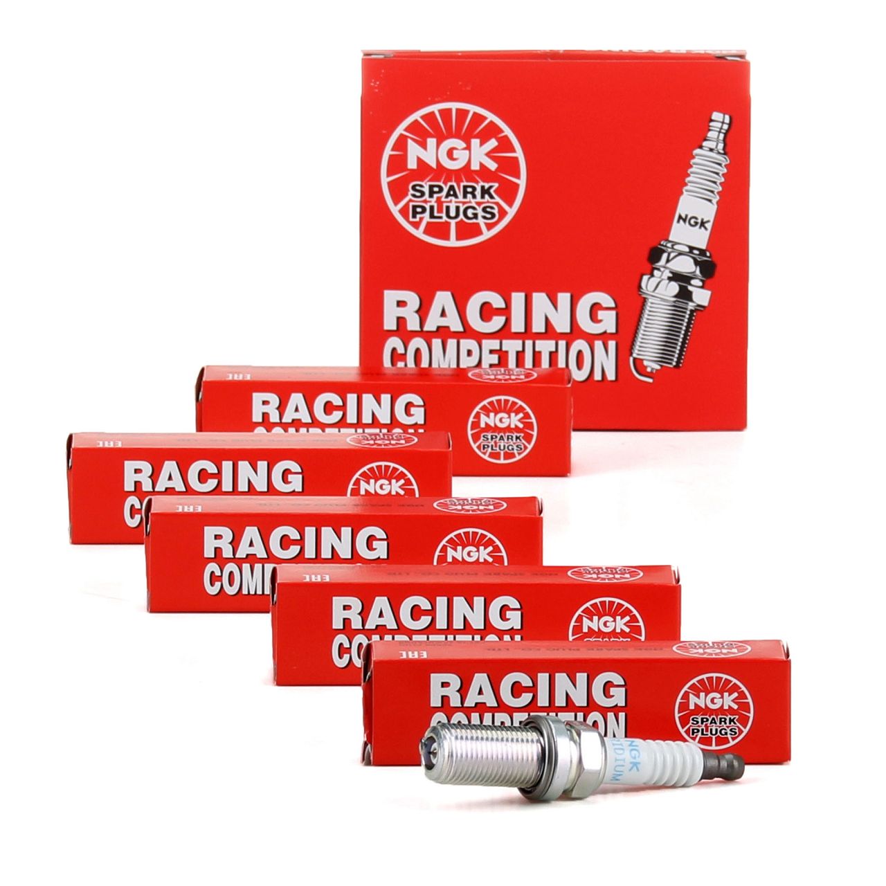 NGK Racing Competition R7438-9 Zündkerzen - 5 Stück - Audi RS3 RSQ3 TTRS Cupra 2.5 TFSI