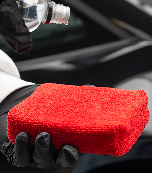 RedForce Sponge - Microfiber Applicator - Red - Geballert Performance