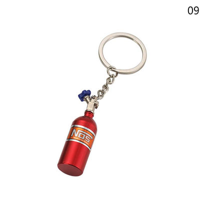 Mini NOS Flasche Lachgas Schlüsselanhänger