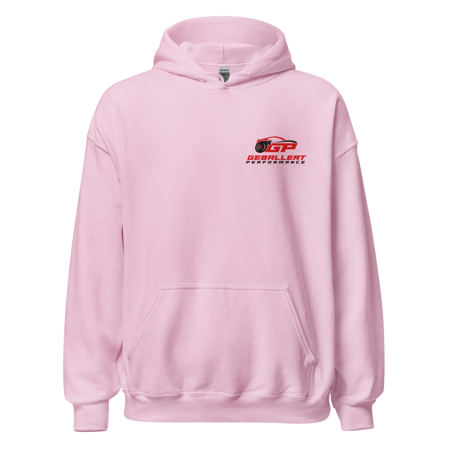 Hoodie Girl Pink Edition Geballert Performance Unisex-Kapuzenpullover Big Backprint Small Front